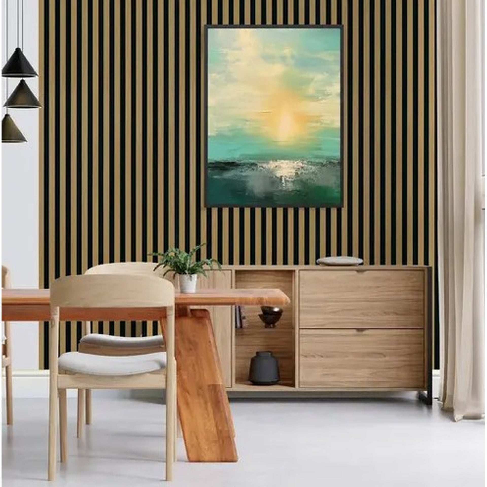 JB Kind Oak Laminate Acoustic Wall Panel - Main Product Image