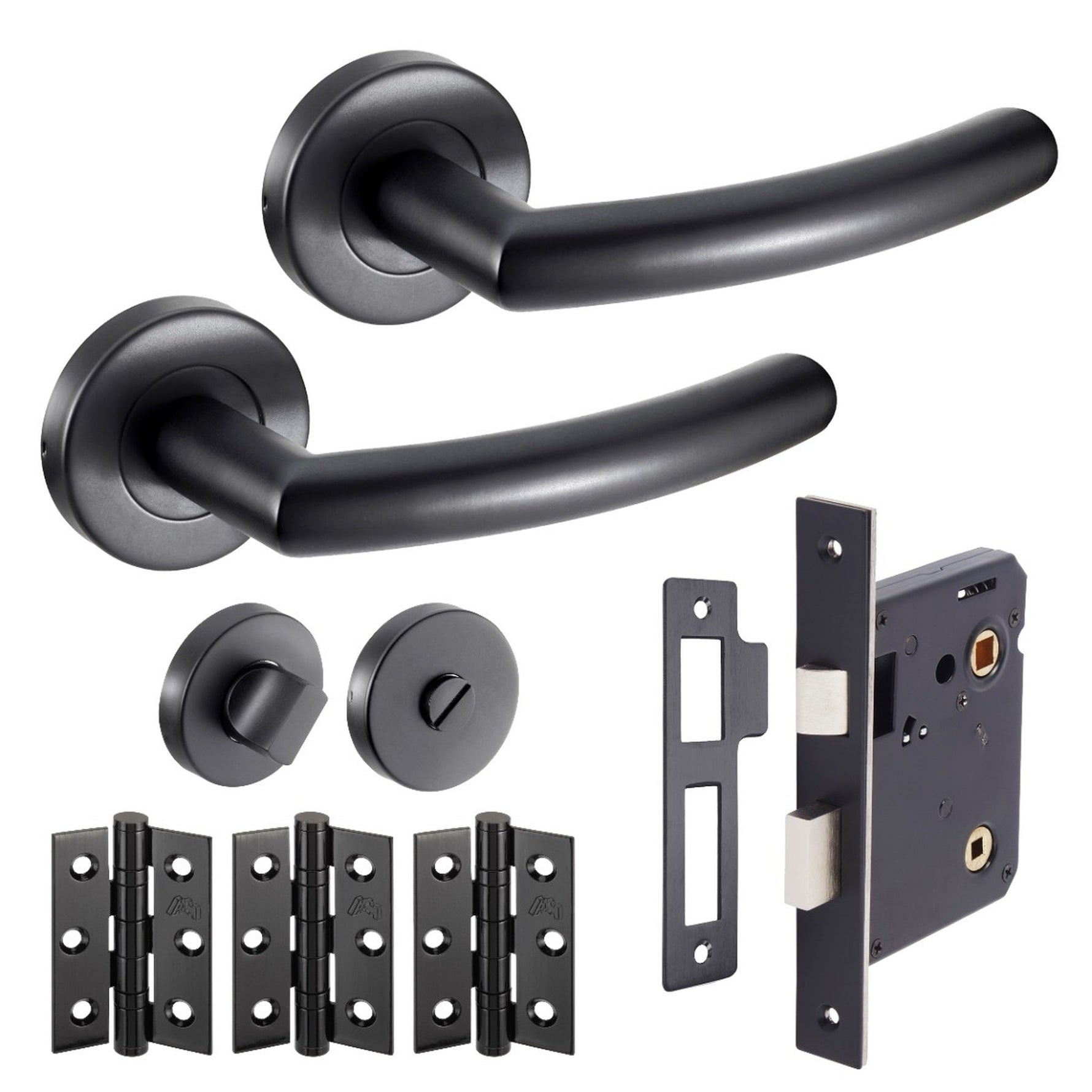 JB Kind Raven Black Privacy Latch Pack - Main Product Image