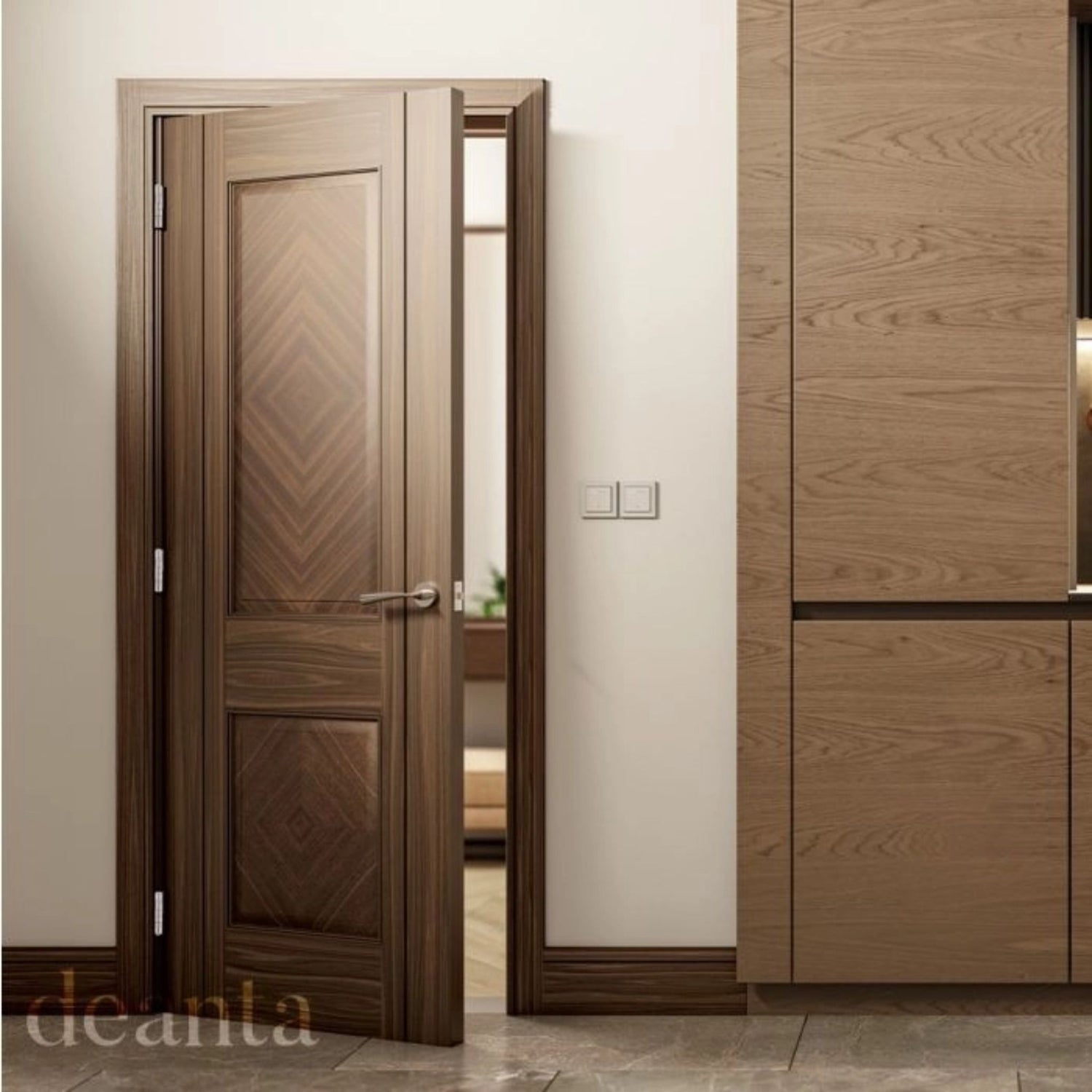 Kensington Prefinished Walnut Door