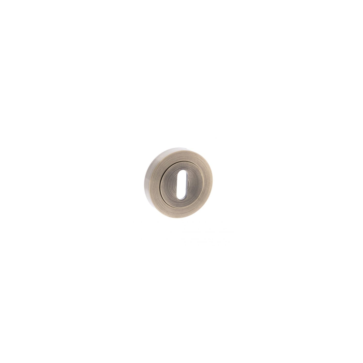 Key Escutcheon Pair On Round Rose - Main Product Image