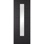 Laminate Black Glazed Vancouver Internal Door - Main Product Image