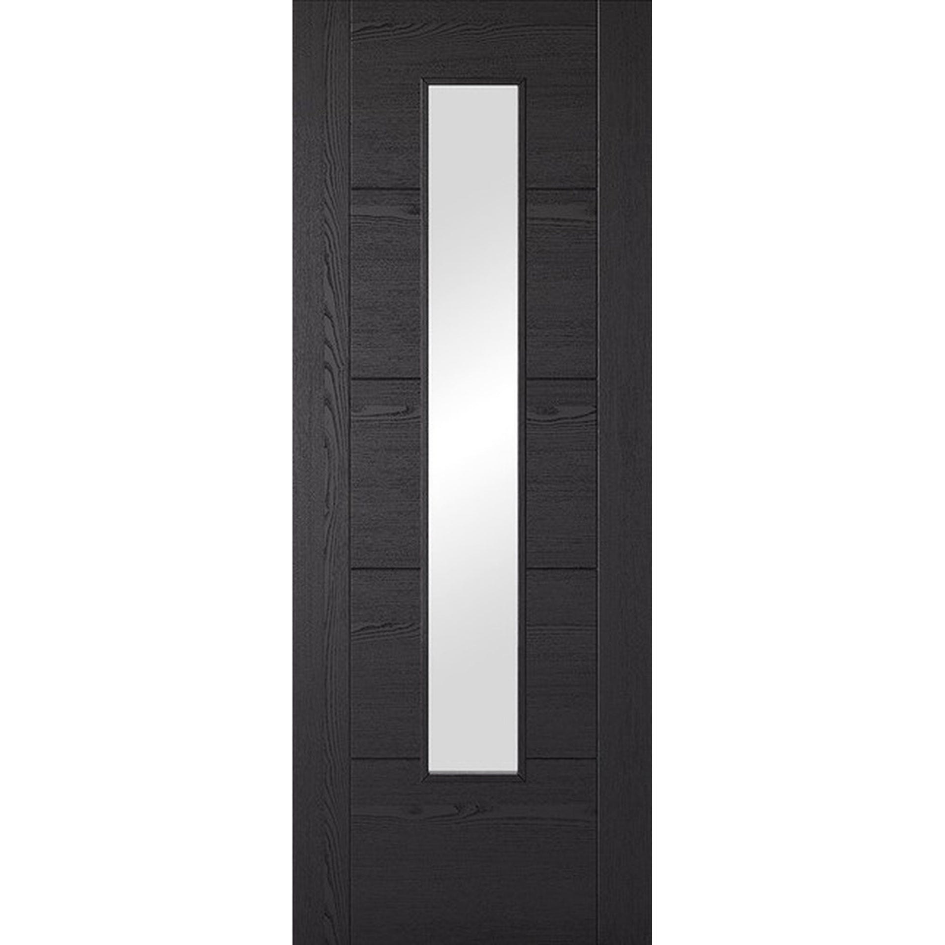 Laminate Black Glazed Vancouver Internal Door - Main Product Image
