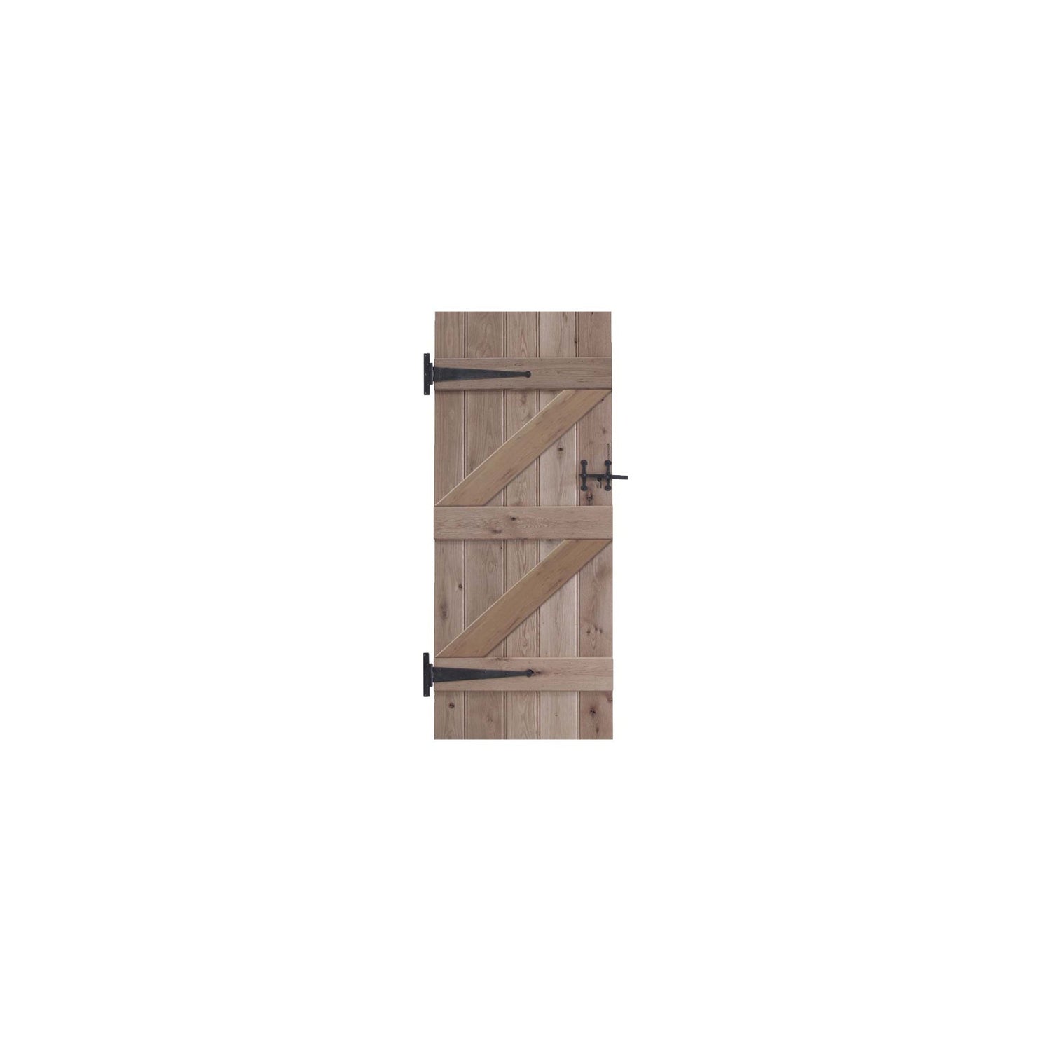 Ledge & Braced Rustic Bead & Butt Internal Door - Main Product Image
