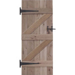 Ledge & Braced Rustic Bead & Butt Internal Door - Main Product Image