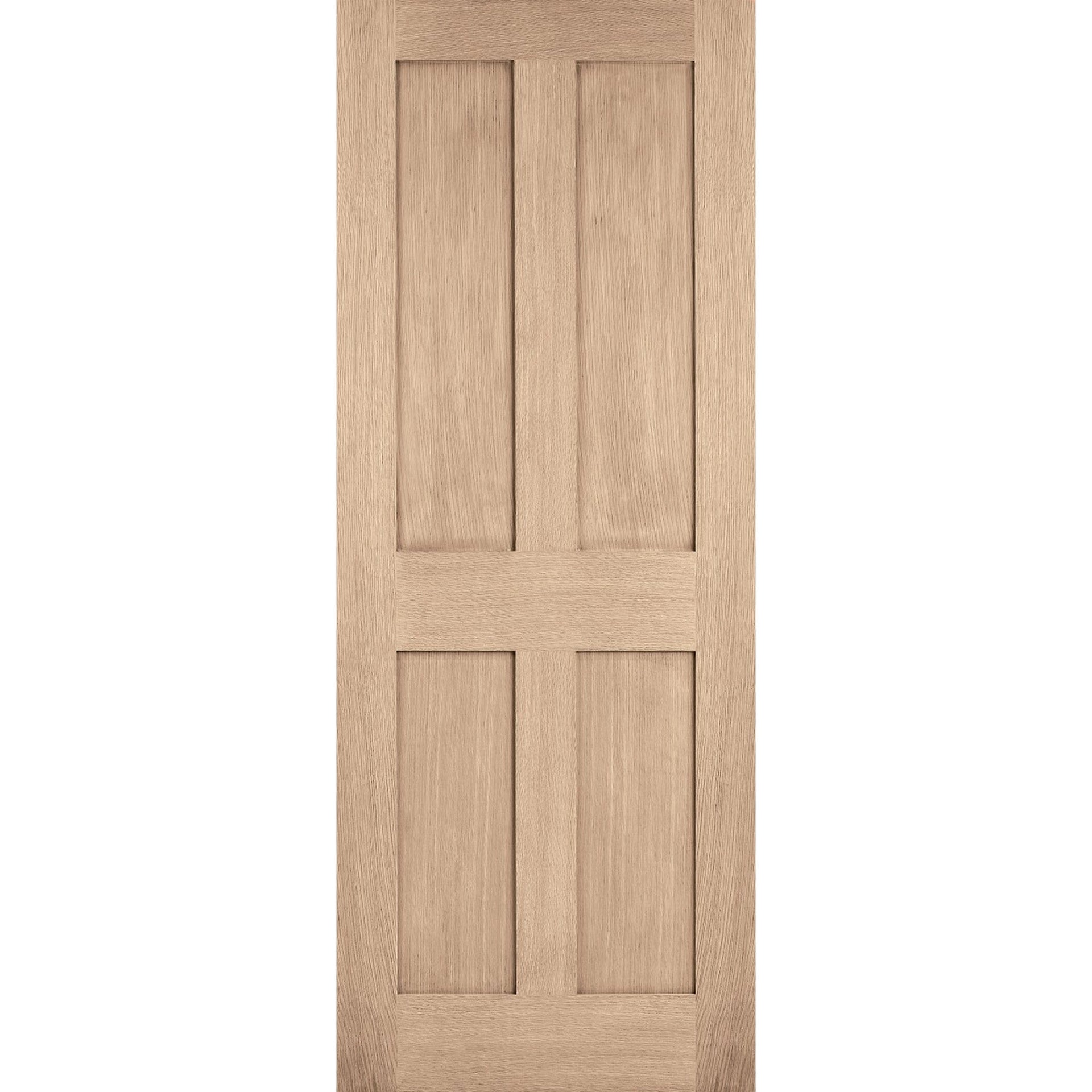 London Flat 4P Prefinished Oak FD30 Internal Fire Door - Main Product Image