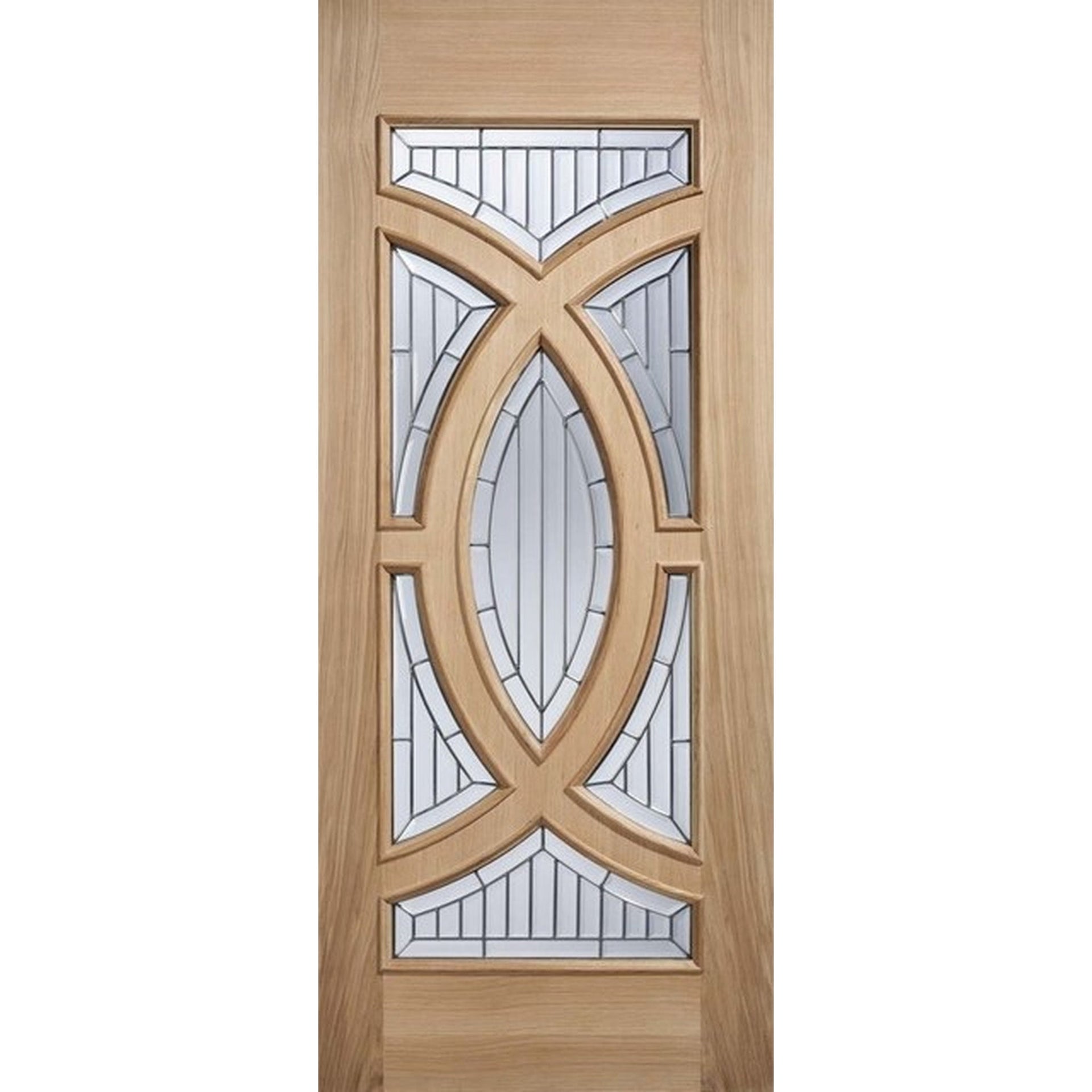 Majestic Oak Glazed External Door - Main Product Image