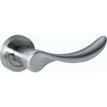 Malaga Satin Nickel Door Lever