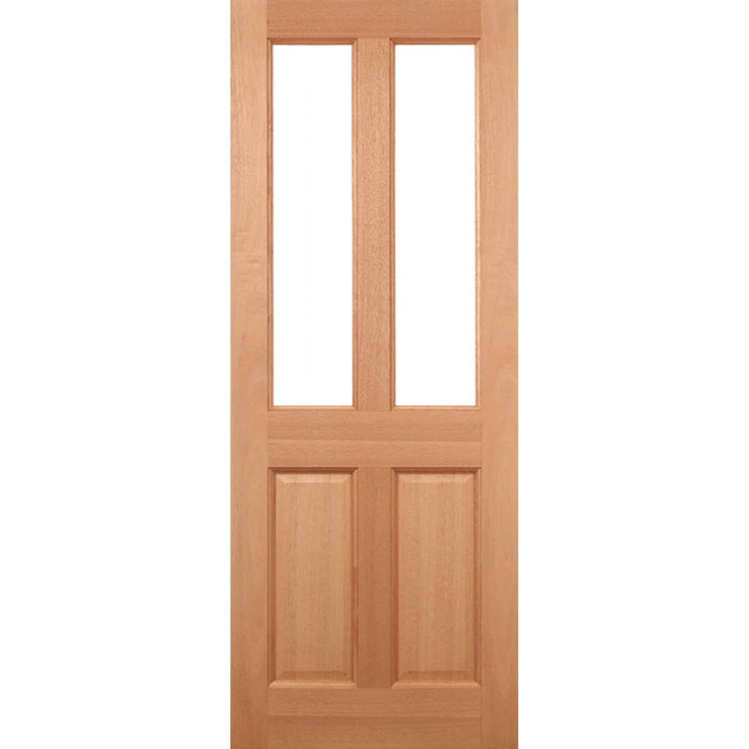 Malton Clear Glazed Hardwood External Door - Main Product Image