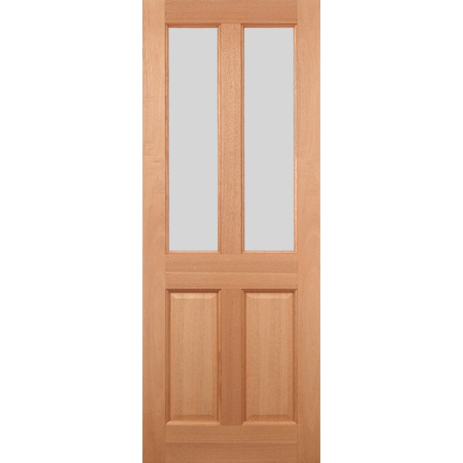 Malton Frosted Glazed Hardwood External Door - Main Product Image