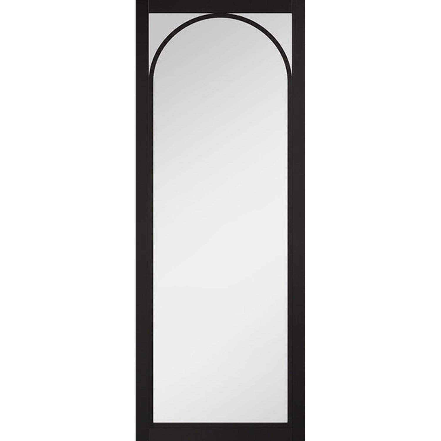 Melrose Black Prefinished Clear Glazed Door - Main Product Image