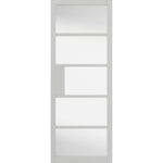 Product Metro white clear glass internal door