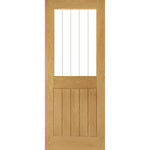 Mexicana Ely Prefinished Internal Oak 1L Glazed Door