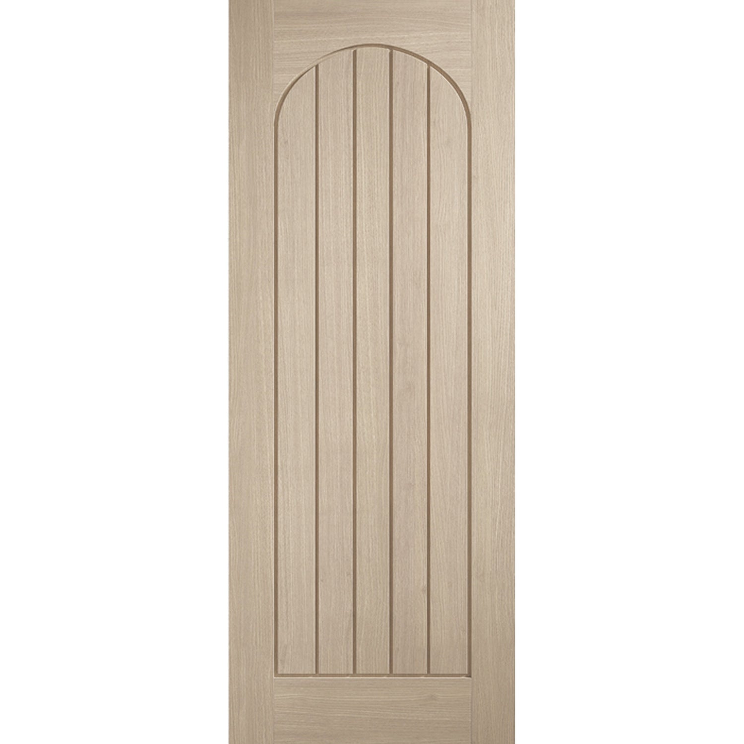 Mexicano Arched Square Top Prefinished Blonde Oak Door - Main Product Image