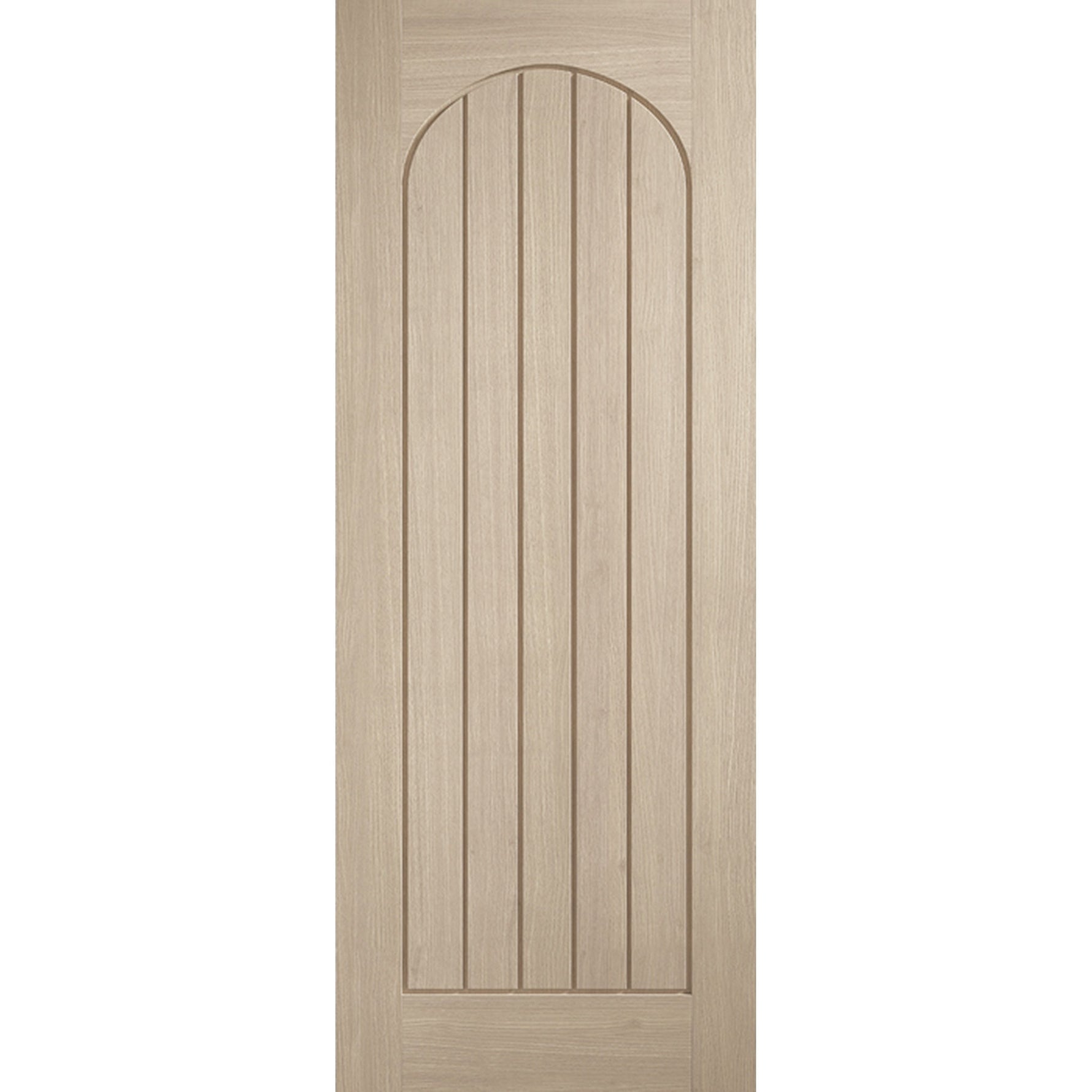 Mexicano Arched Square Top Prefinished Blonde Oak Door - Main Product Image
