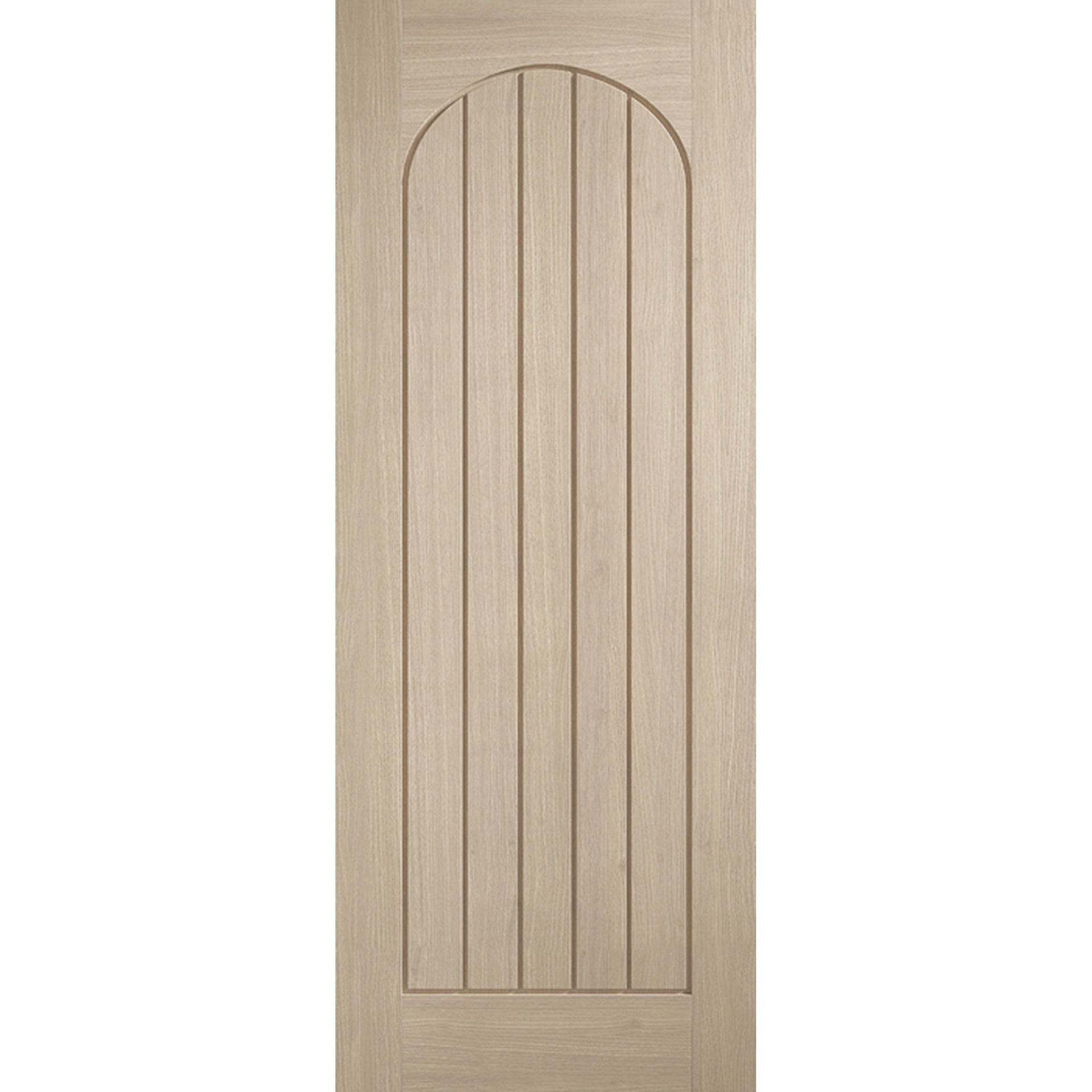 Mexicano Arched Square Top Prefinished Blonde Oak Door - Main Product Image