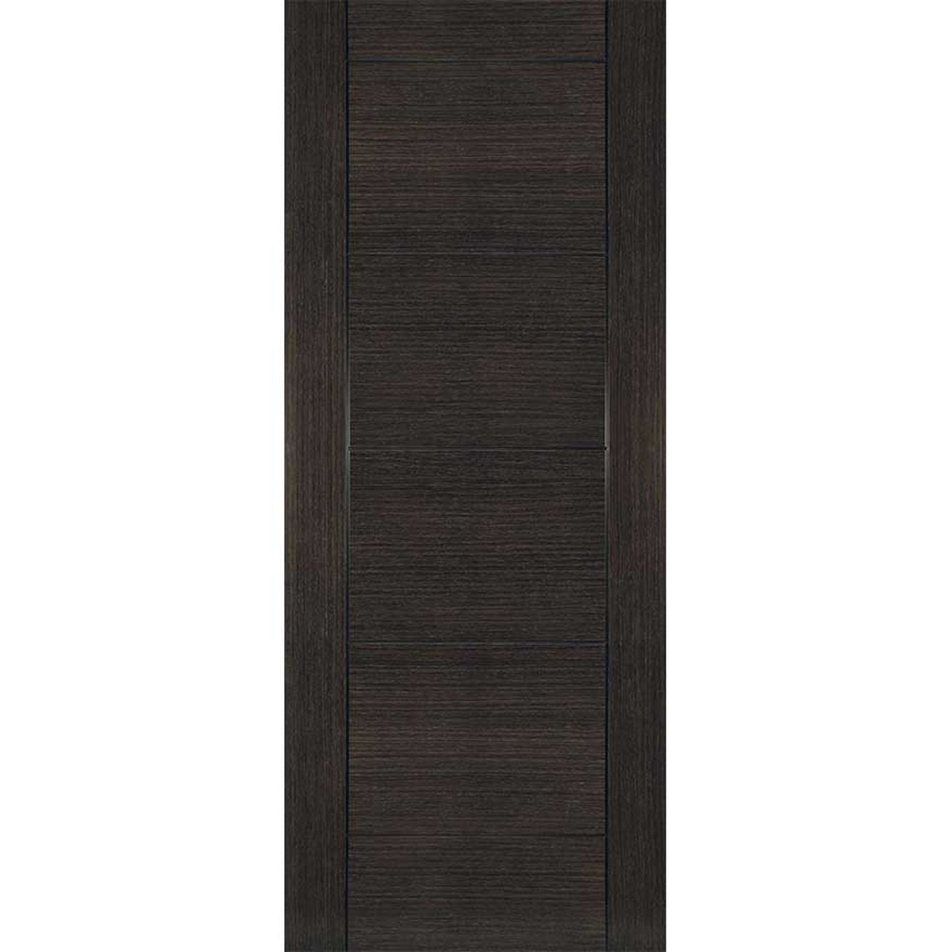 Montreal Dark Grey Ash Prefinished Fire Door - Main Product Image