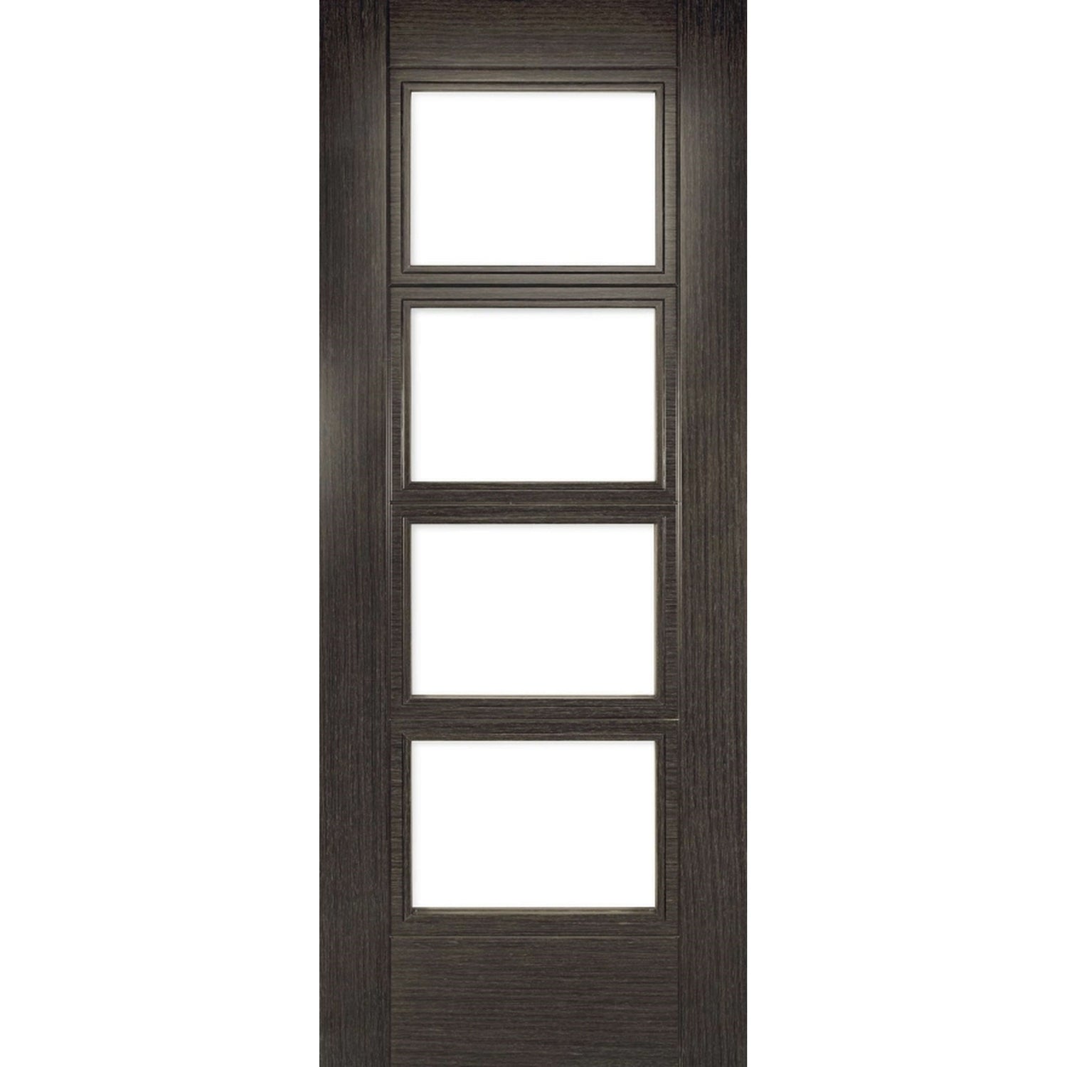 Montreal Glazed Dark Grey Ash Fire Door - Main Product Image