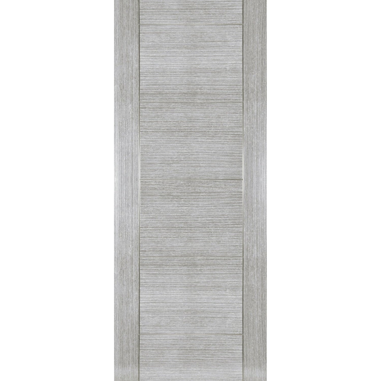 Montreal Prefinished Light Grey Ash Fire Door - Main Product Image