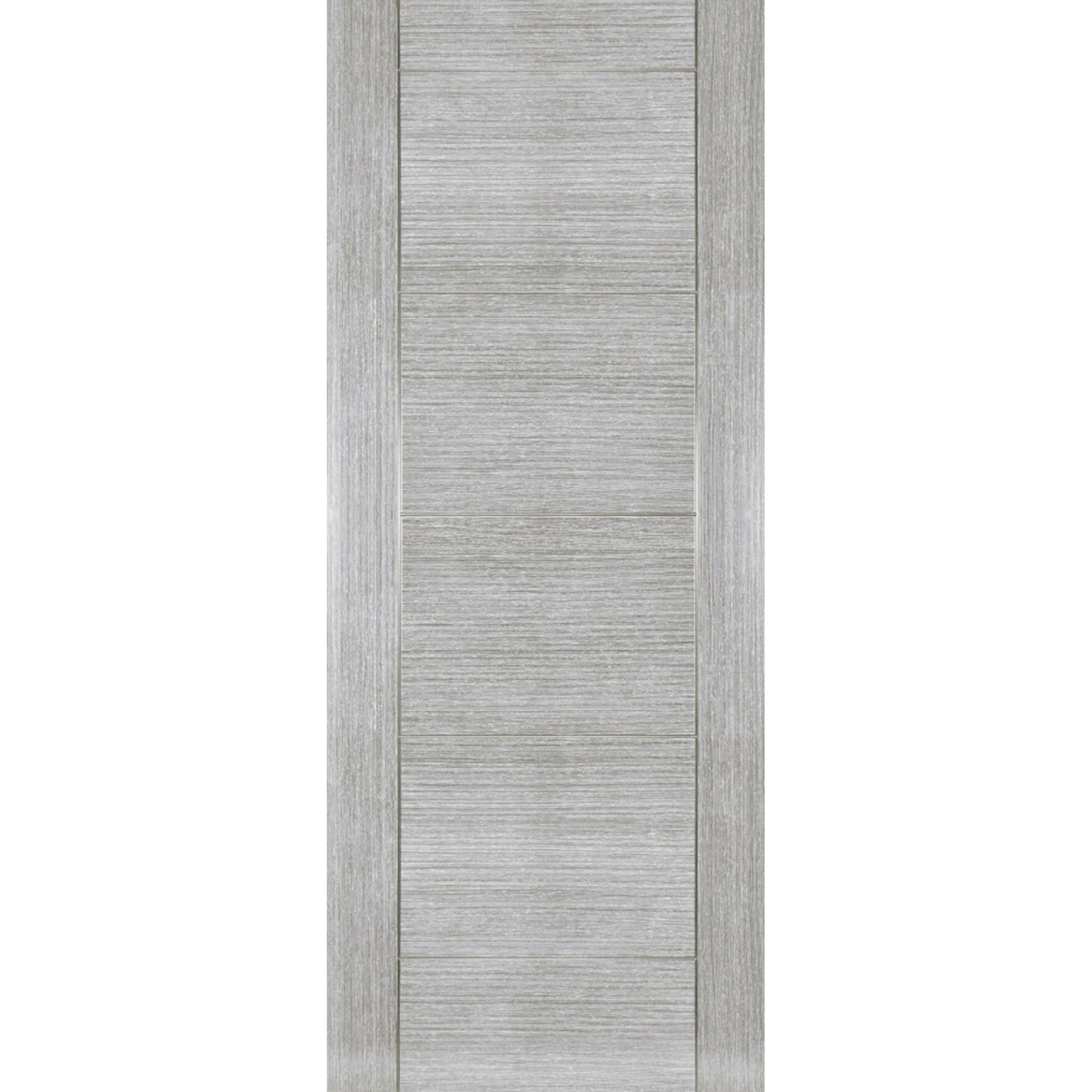 Montreal Prefinished Light Grey Ash Fire Door - Main Product Image
