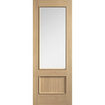 Murcia Prefinished Clear Glazed Oak Door - Main Product Image