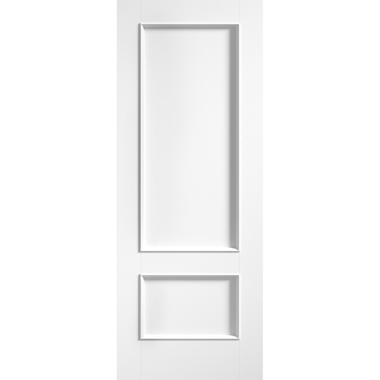 Murcia White Primed 2 Panel Internal Door - Main Product Image