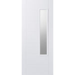 Newbury White 1L Glazed GRP External Door - Main Product Image