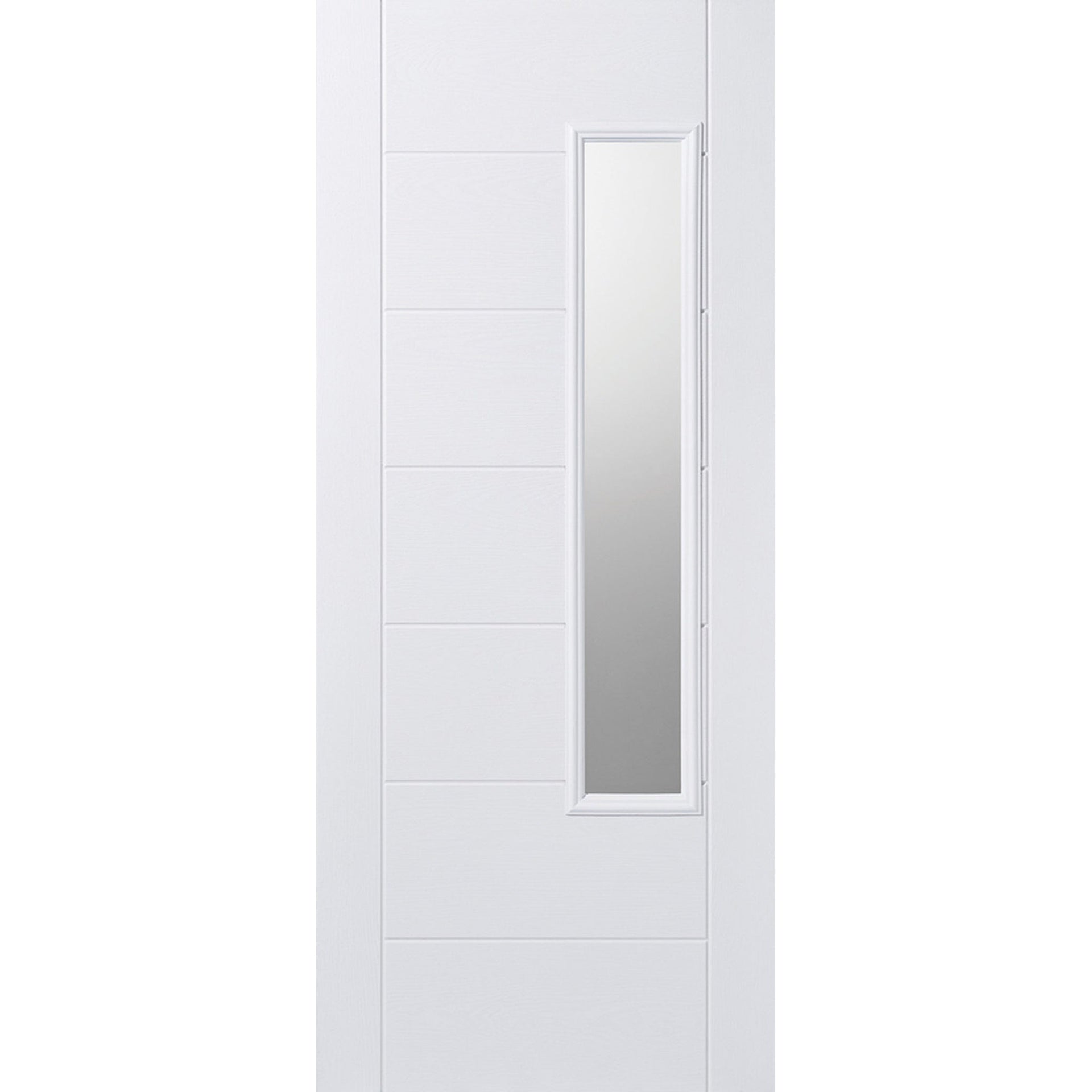Newbury White 1L Glazed GRP External Door - Main Product Image