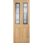 Salisbury Oak Glazed External Door