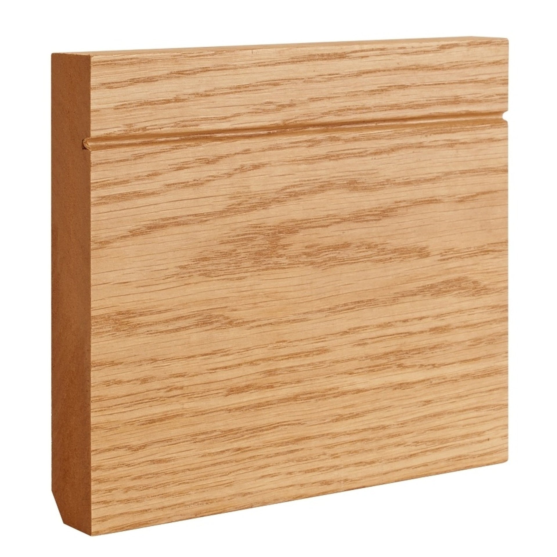 Oak Veneer Shaker Skirting Boards Pack Of 4 - Main Product Image