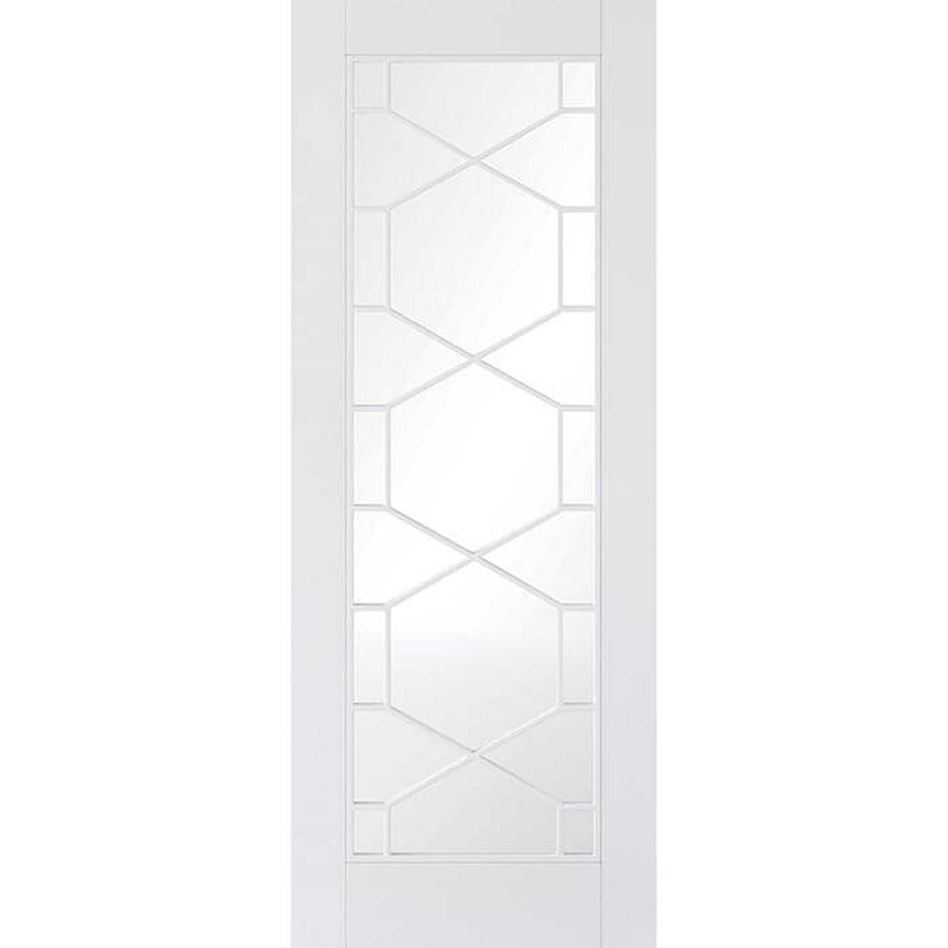 Orly White Primed Internal Glazed Door - Main Product Image