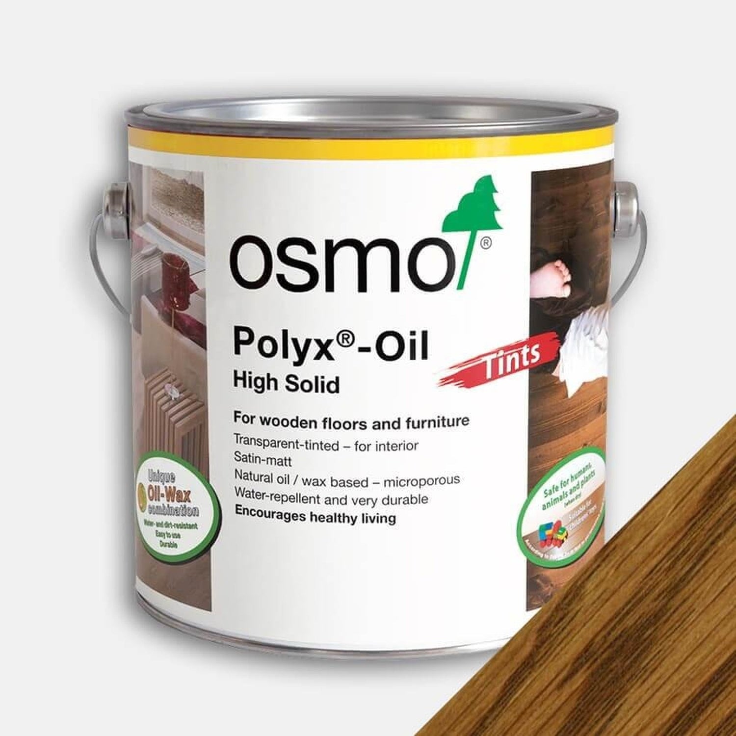 Osmo Polyx Oil Mid Oak Amber Tint - Main Product Image