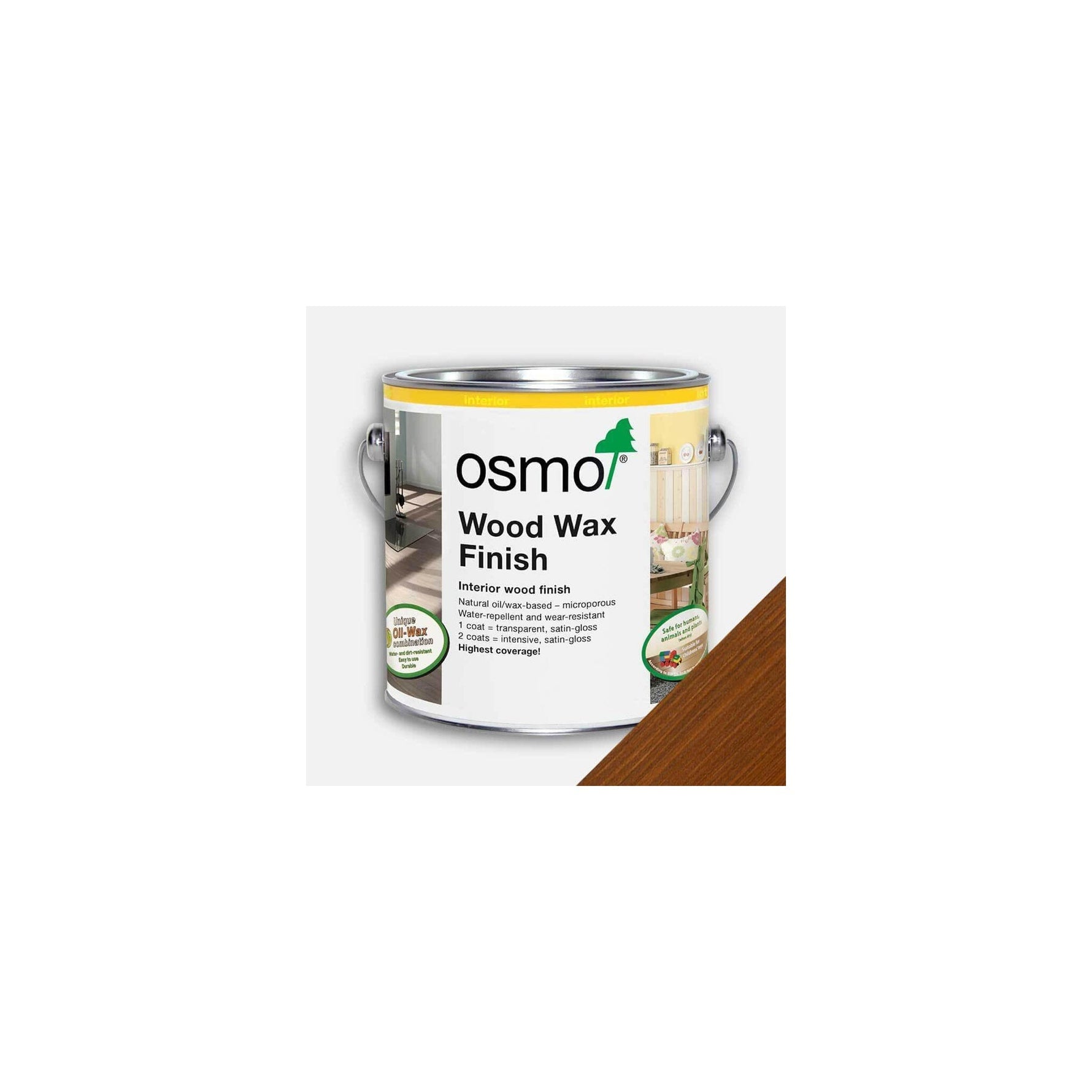 Osmo Wood Wax Finish - Cognac - Main Product Image