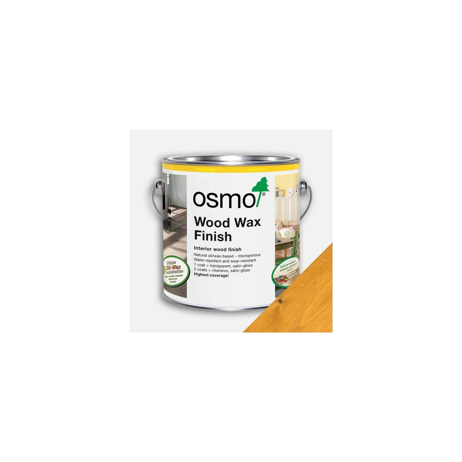 Osmo Wood Wax Finish - Light Oak - Main Product Image