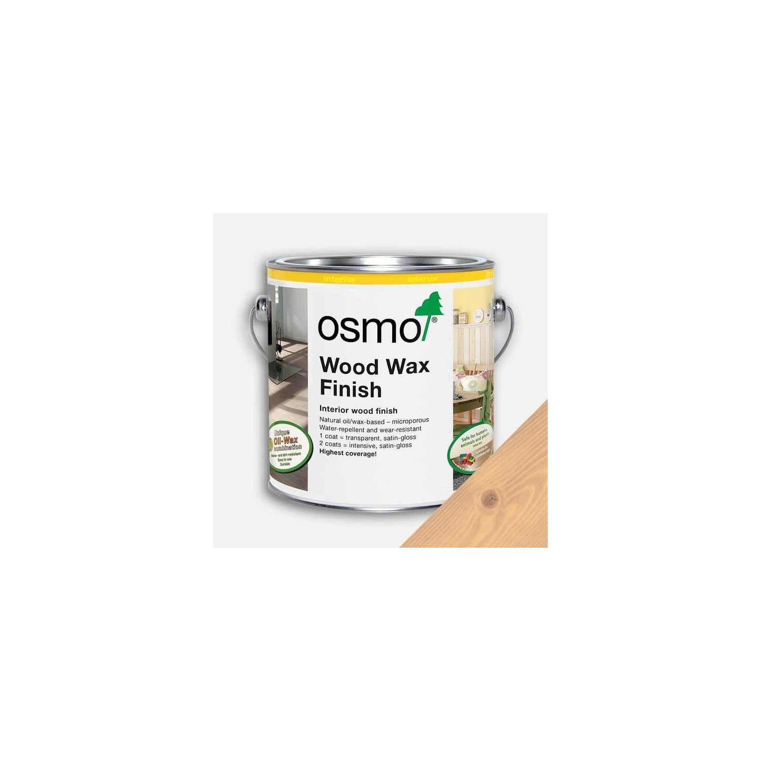 Osmo Wood Wax Finish - Light Steamed Beech - Main Product Image