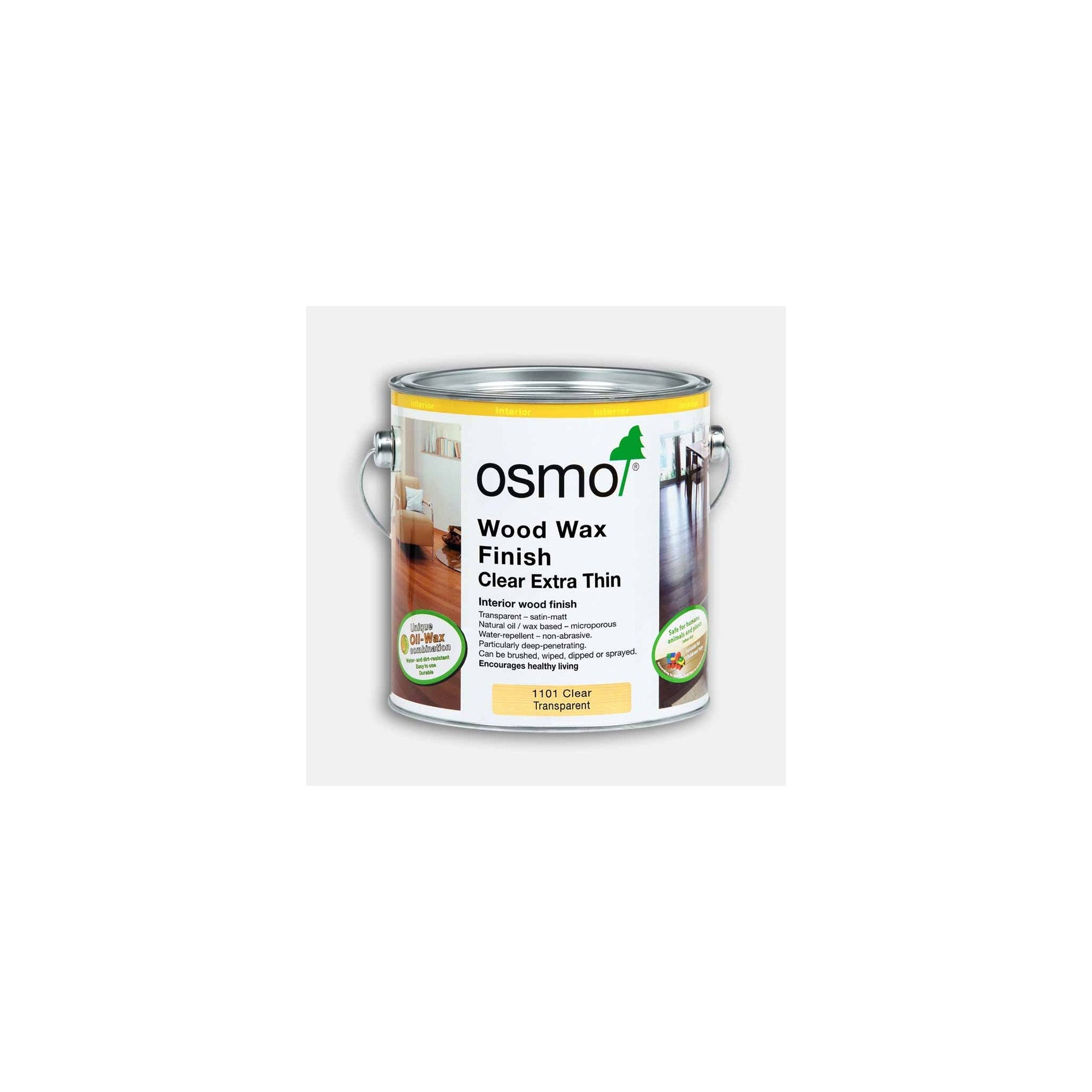 Osmo Wood Wax Finish Extra Thin - Clear Satin - Main Product Image