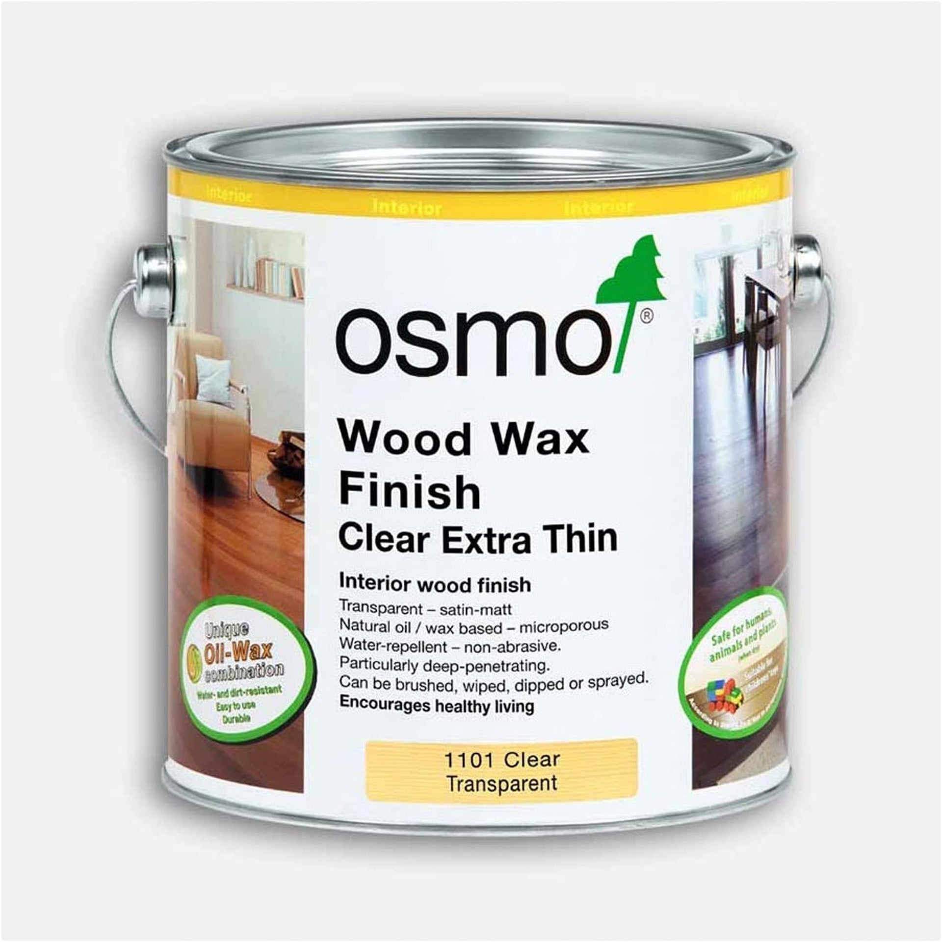 Buy Osmo Wood Wax Finish Extra Thin - Clear Satin online UK