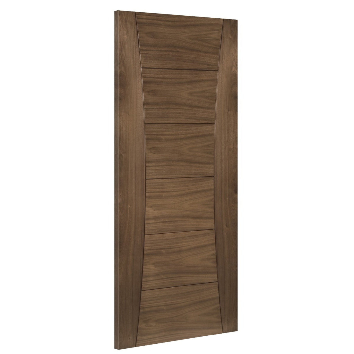 Pamplona Pre-Finished Walnut Fire Door - Lifestyle Image 1
