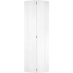 Pattern 10 One Panel White Primed Bi-Fold Door
