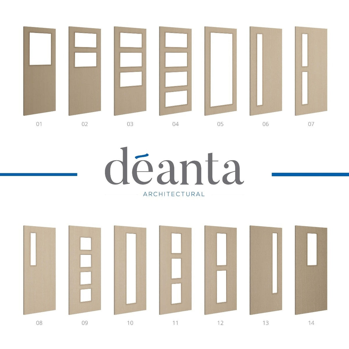 Prefinished Ash Internal FD30 Flush Fire Door - Lifestyle Image 2