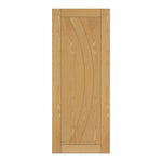Product oak Ravello solid internal door shown flat