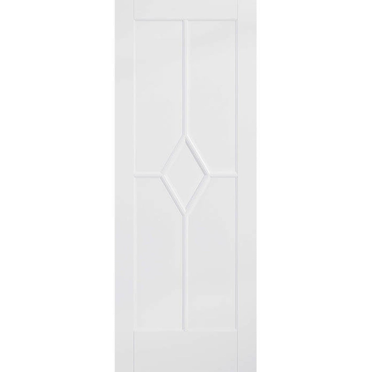 Reims 5 Panel Diamond White Primed Internal Door - Main Product Image