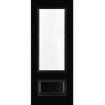 Sandringham Black Finish Bevelled Glazed Door