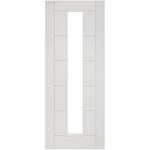 Seville White Primed Internal Glazed Door - Main Product Image