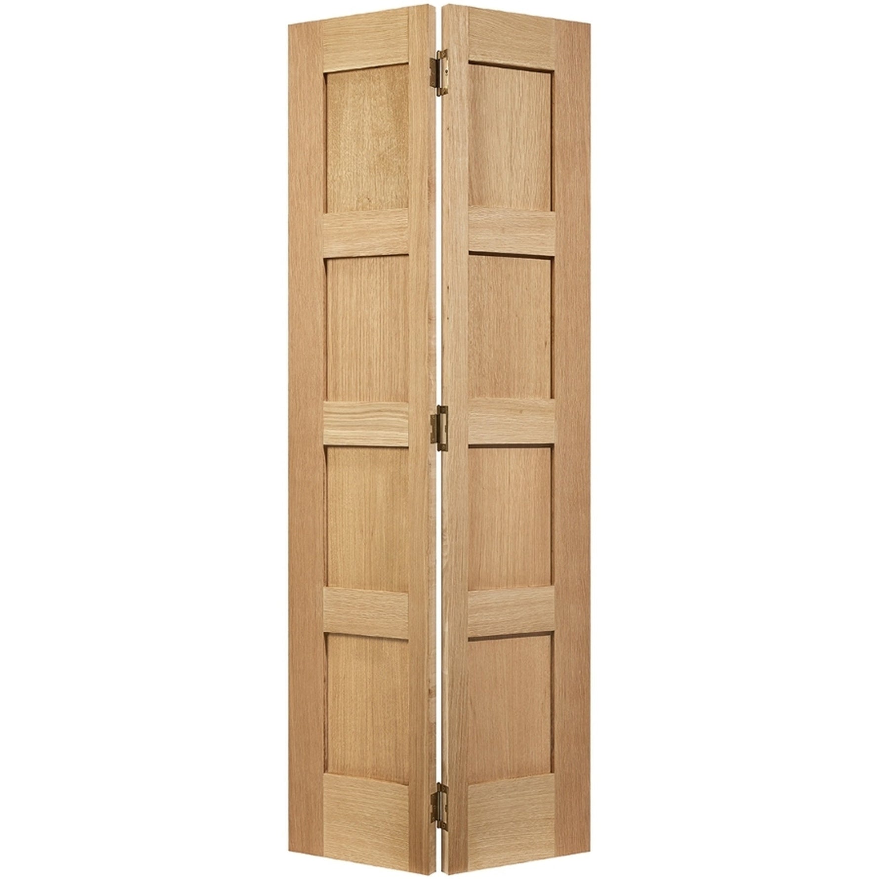 Shaker Oak 4 Panel Bi-Fold Door - Main Product Image