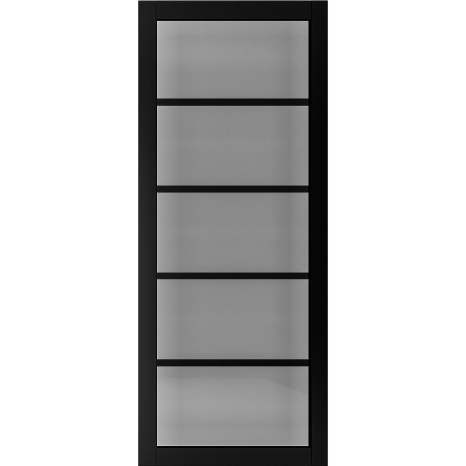 Shoreditch Black Prefinished Tinted Glazed Internal Door - Main Product Image