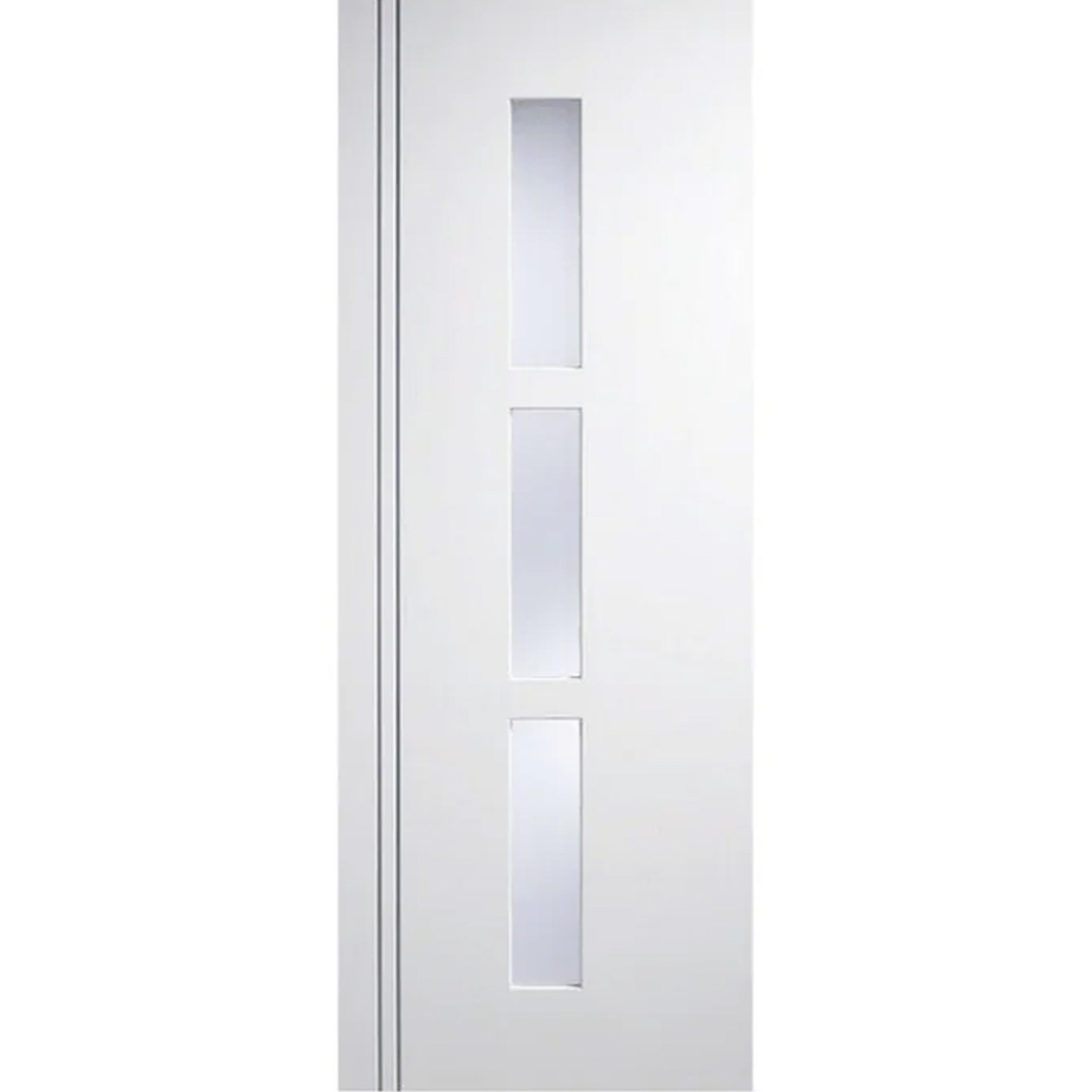 Sierra Blanco white Primed Glazed Door