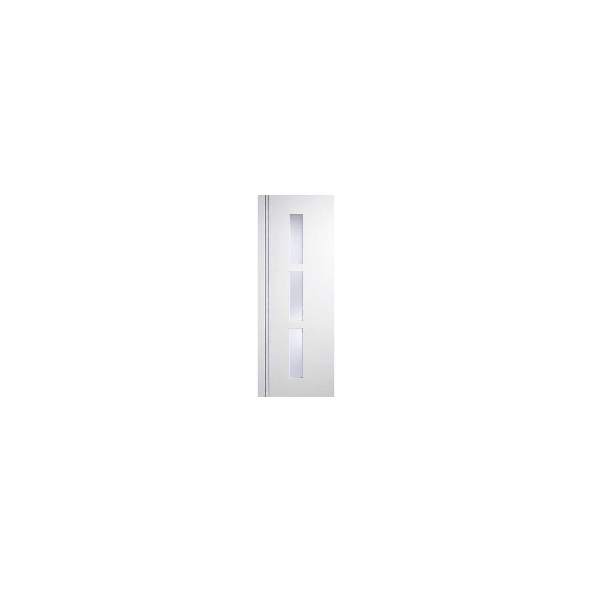 Sierra Blanco white Primed Glazed Door - Main Product Image
