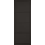 Soho Black 4P Internal Door - Main Product Image