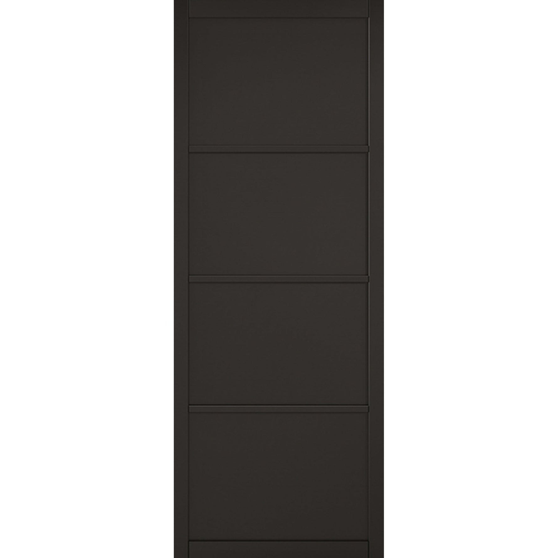 Soho Black 4P Internal Door - Main Product Image