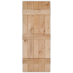 Rustic Bead & Butt Oak Ledged Door